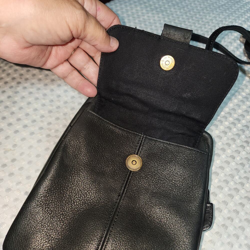 MARLO EUC SMALL LEATHER WALLET CROSSBODY BAG - Picture 2 of 5
